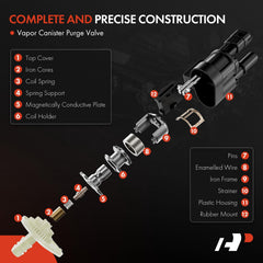 A-Premium Vapor Purge Solenoid Valve with precise connectors and seals
