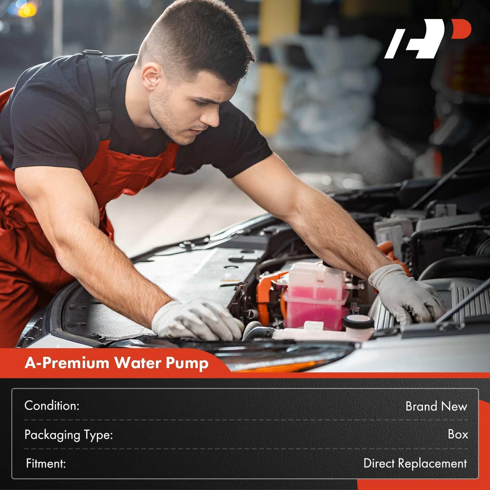 A-Premium water pump impeller with 9 vanes ensures steady coolant flow