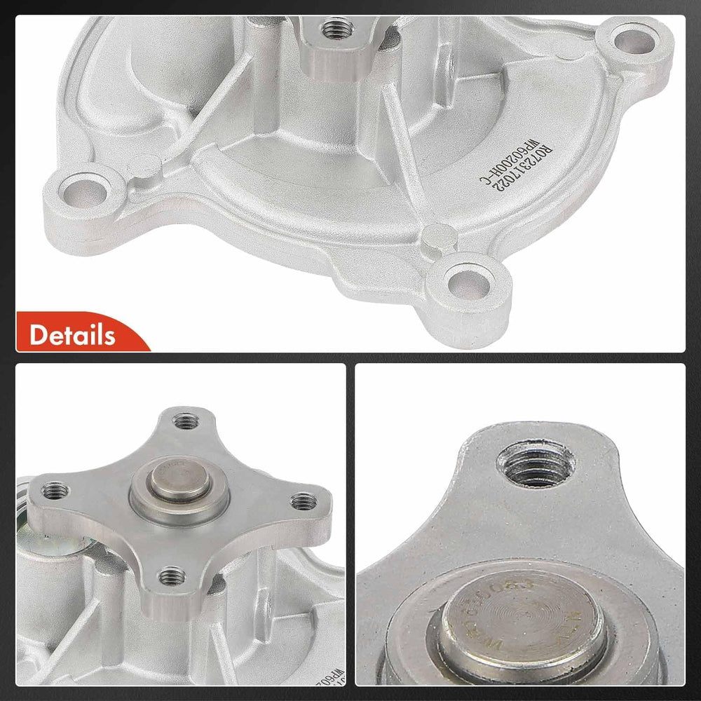 Serpentine belt connection on A-Premium water pump