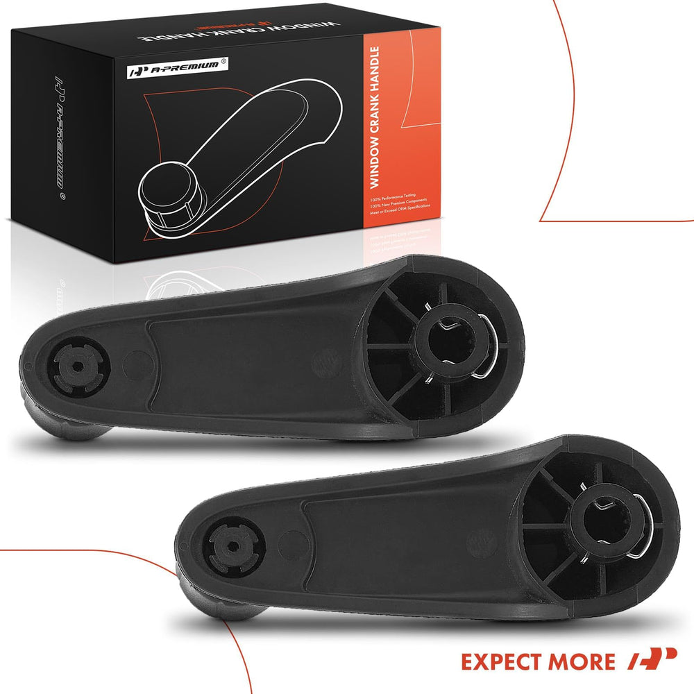 A-Premium window crank handle set, packaged-ready for installation.