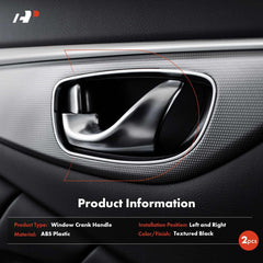 A-Premium window crank right for F-150 Heritage, smooth control, factory-fit feel