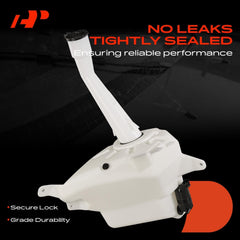 A-Premium fluid level sensor hole helps monitor washer fluid levels.