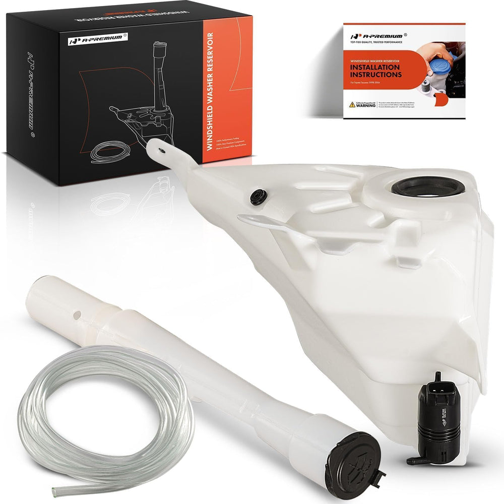 A-Premium Tacoma reservoir with included hose facilitates setup.