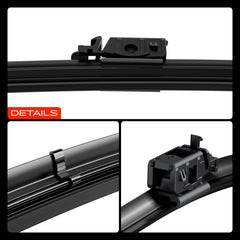 A-Premium wipers tested for rainy day performance.