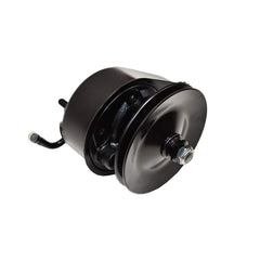 A-Team Performance steel keyway pulley installed in vehicle, demonstration of restoration-ready fit.