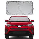 A1 Shades car windshield sun shade with storage pouch for easy storage and quick setup