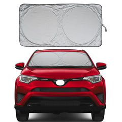 A1 Shades car windshield sun shade with storage pouch for easy storage and quick setup