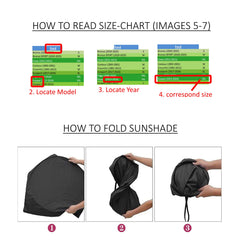 A1 Shades foldable shade stores compactly when not in use
