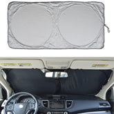 A1 Shades windshield sunshade foldable front window blocks heat for a cooler car interior