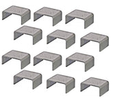 A.A heavy duty weld-on stake pocket front view showing sturdy 7 GA steel.