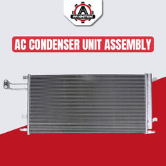 AA Ignition A/C condenser compatibility chart highlights broad vehicle coverage for GM SUVs and trucks.