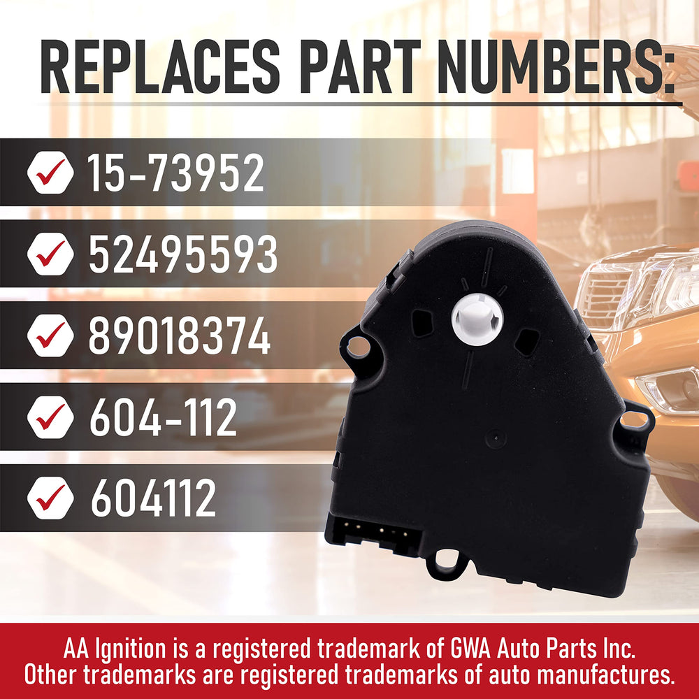 AA Ignition airflow path close-up—restores correct vent distribution and defroster function