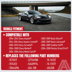 AA Ignition compact design HVAC blend door actuator fits tight dashboard space.