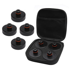 AA Ignition lifting jack pads 4-pack in storage case for Tesla vehicles.