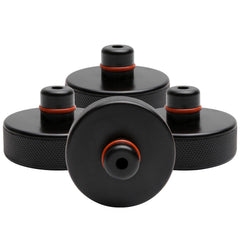 Proper lift-point engagement with AA Ignition pads for safer maintenance.
