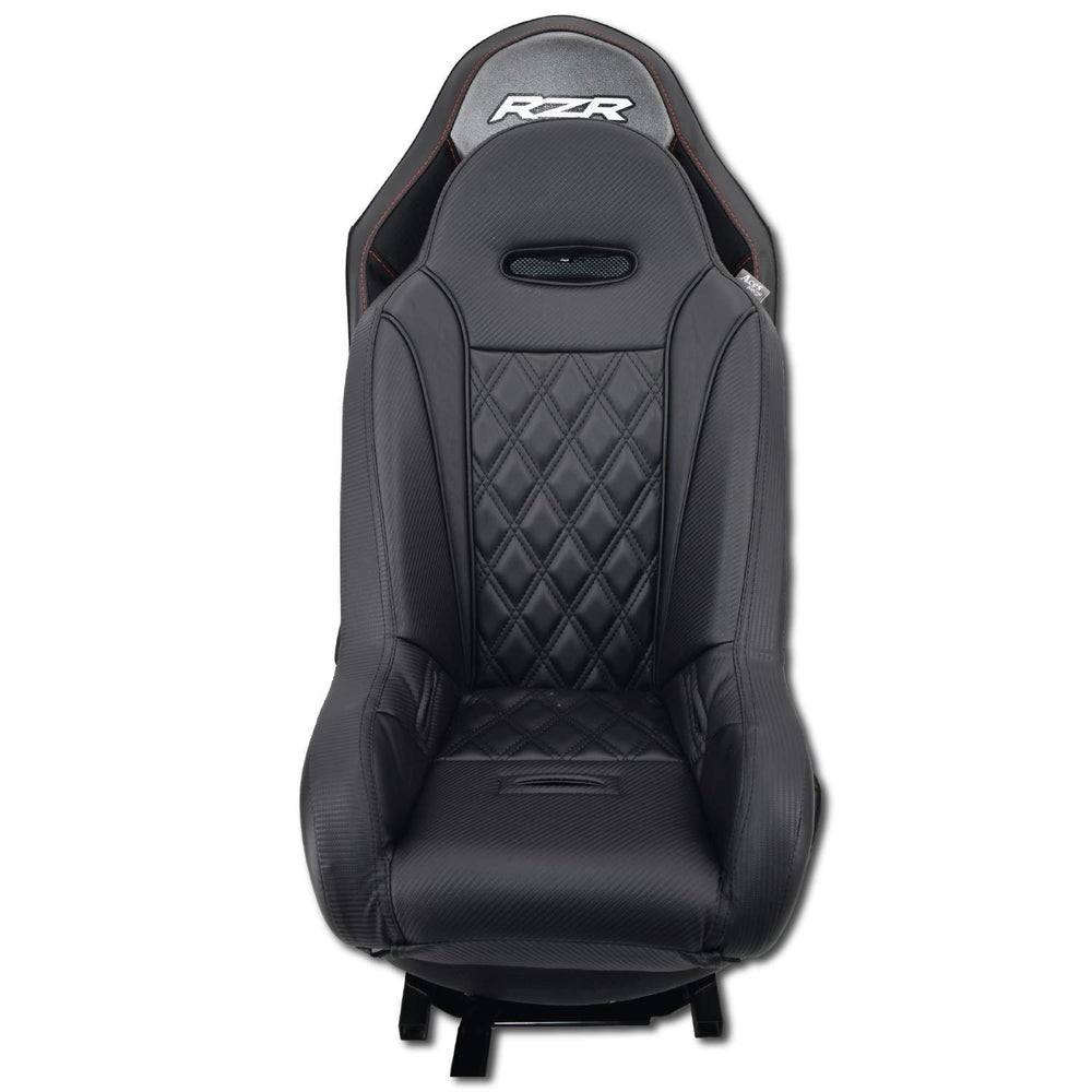 AAAA Aces Racing pink zip-closure ensures secure attachment to seats.