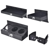 A A IN Magnetic toolbox trays side-mount 6in wide for organized tool storage on ferrous surfaces.