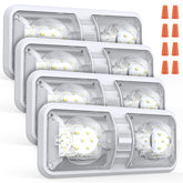 Aaleds RV interior dome light providing wide, cozy brightness for camping