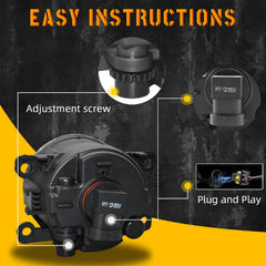 AANAN beam-illuminated front lights help recognize road hazards in poor weather.