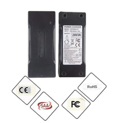 Abakoo 24V 3A charger compatibility list highlighting supported models