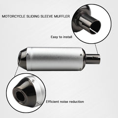 ABCERRSI muffler reduces noise with efficient design for off-road rides