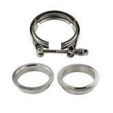 ABIGAIL 3inch V-band clamp with flange; gasket-free seal for quick installation.