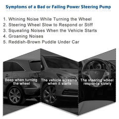 Abigail power steering pump with fitment check helps confirm compatibility.
