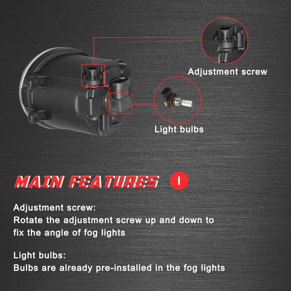 ABIGAIL H11 55W halogen bulbs deliver OEM-style replacement lighting.