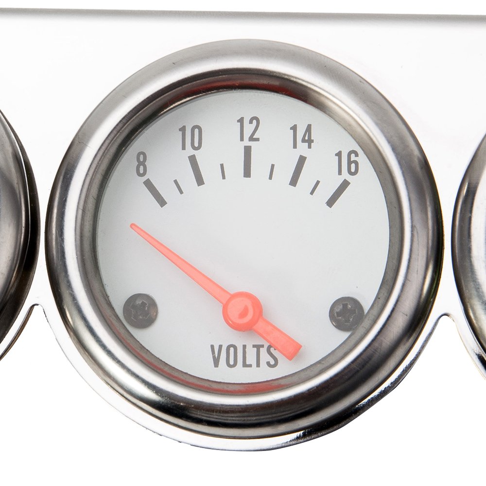 Abizarch illuminated gauges ensure easy reading at night.