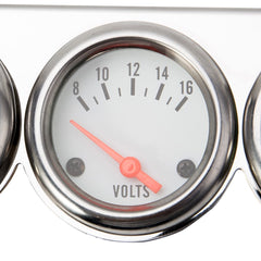 Abizarch illuminated gauges ensure easy reading at night.