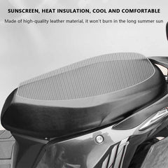 Abizarch seat cover side view black high-stretch style for snug bike fit