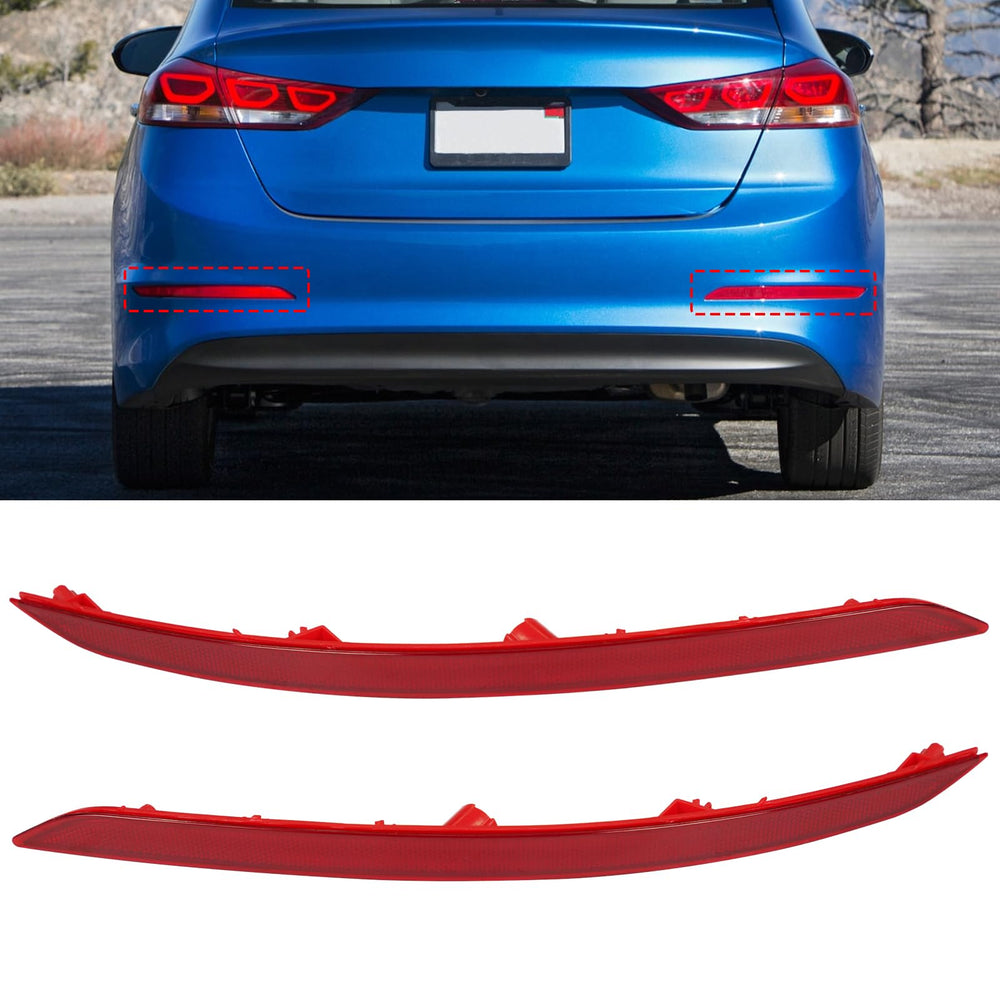 Abodvu Elantra rear reflector left 2017-2018 enhances rear visibility at night