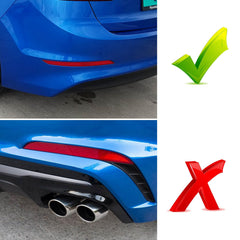 Abodvu Elantra rear reflector reflective surface increases night visibility