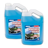 ABRO windshield cleaner bottle front with ready-to-use formula.