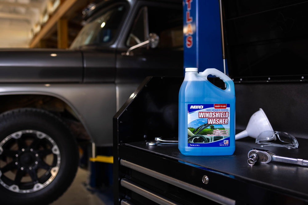 ABRO streak-free clarity after cleaning demonstrated.