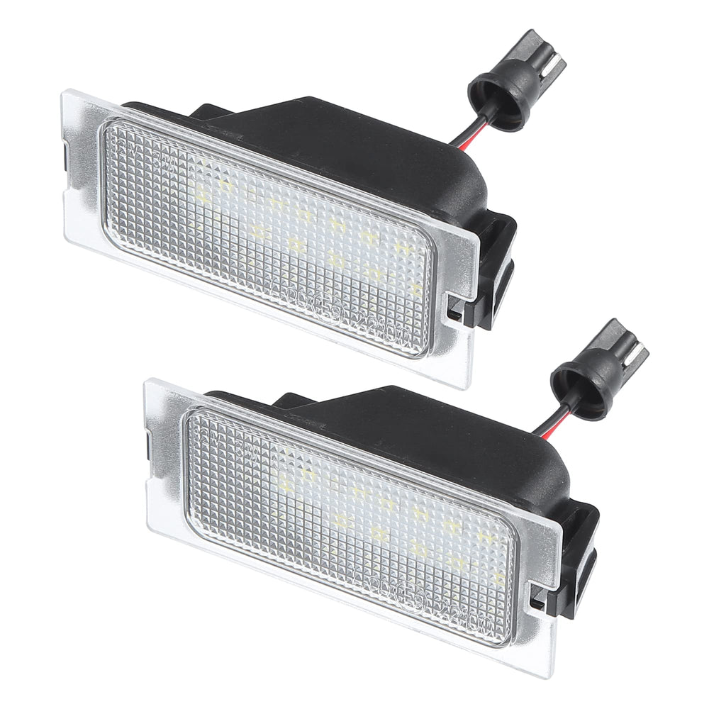 A ABSOPRO 6500K white LED license light with bright illumination for Ford Edge/Escape.
