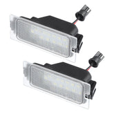 A ABSOPRO 6500K white LED license light with bright illumination for Ford Edge/Escape.