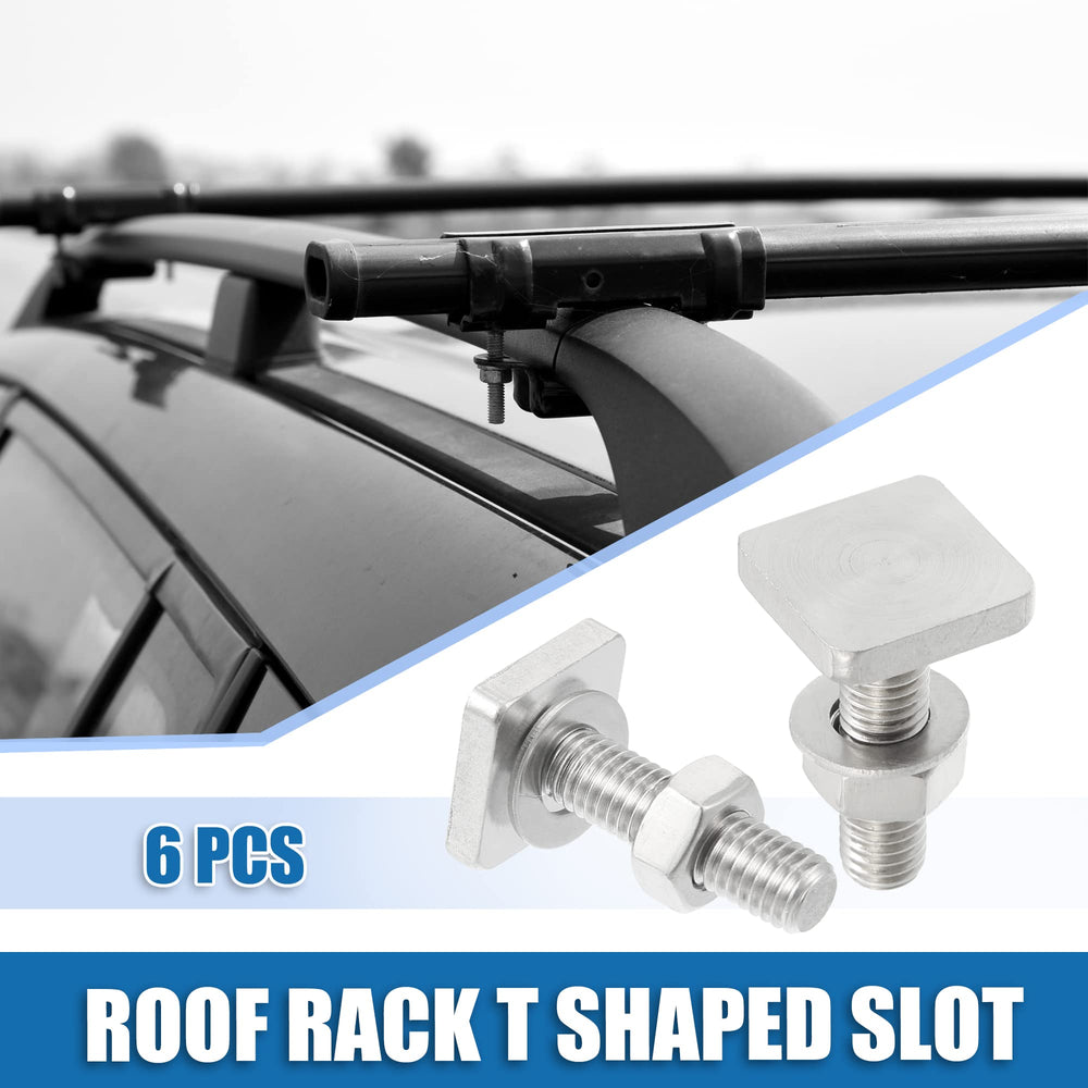 ABSOPRO T-shaped slot bolt for secure roof rack mounting.