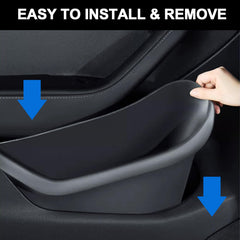 Abystar door-pocket organizer front-right view enhances interior access and organization