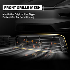 Maintains factory-like appearance while shielding grille without obstructing airflow