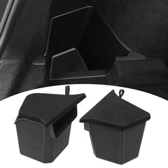 Abystar trunk storage bin side compartment left fits Model Y Juniper for extra organization.