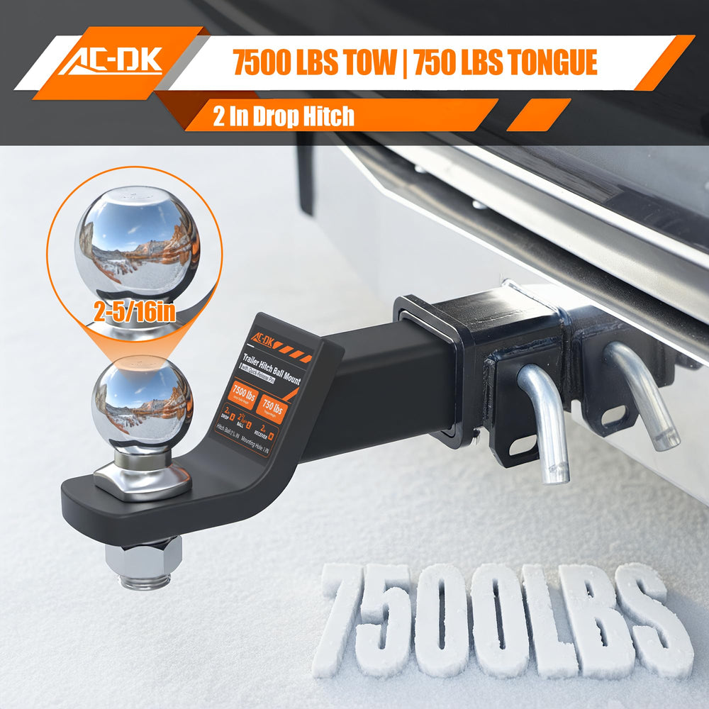 AC-DK hitch pin clip set enables quick, reliable attachment