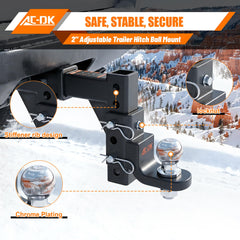 AC-DK anti-rattle screws reduce vibrations for smoother rides.