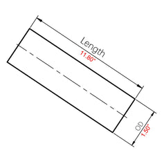 AC PERFORMANCE straight air intake pipe supports efficient turbo piping layouts
