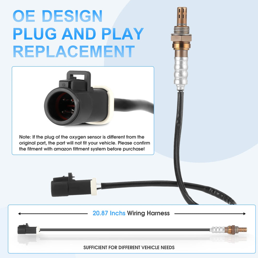 ACAUTO 15717 oxygen sensor under hood installation view demonstrates easy fit