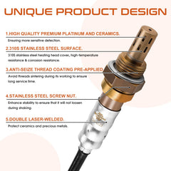 ACAUTO fast-heating sensor design enables quicker warm-up for efficient operation.
