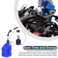 AccEncyc three-pack hose kit shows secure, leak-free connection for racing cans