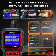 Acclope BT60 PRO reverse-protection feature safeguards devices and batteries.