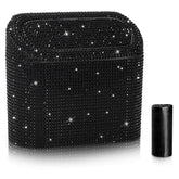 Accmor bling car trash can with lid keeps odors contained and tidy.