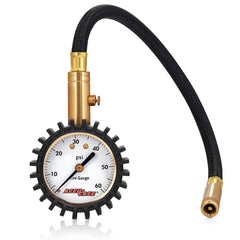 Accu-Gage RH60X with protective guard for durable tire pressure readings.